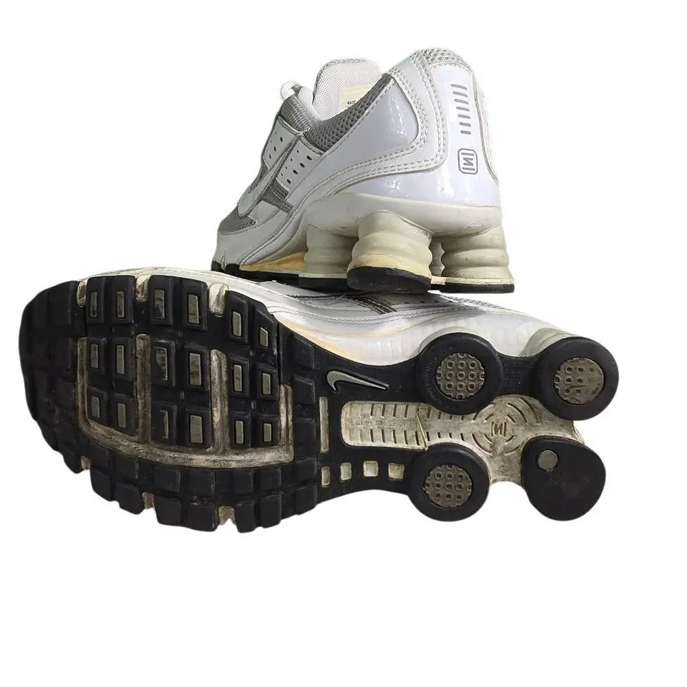 Nike Shox MZ Women's White and Silver Running Sneakers